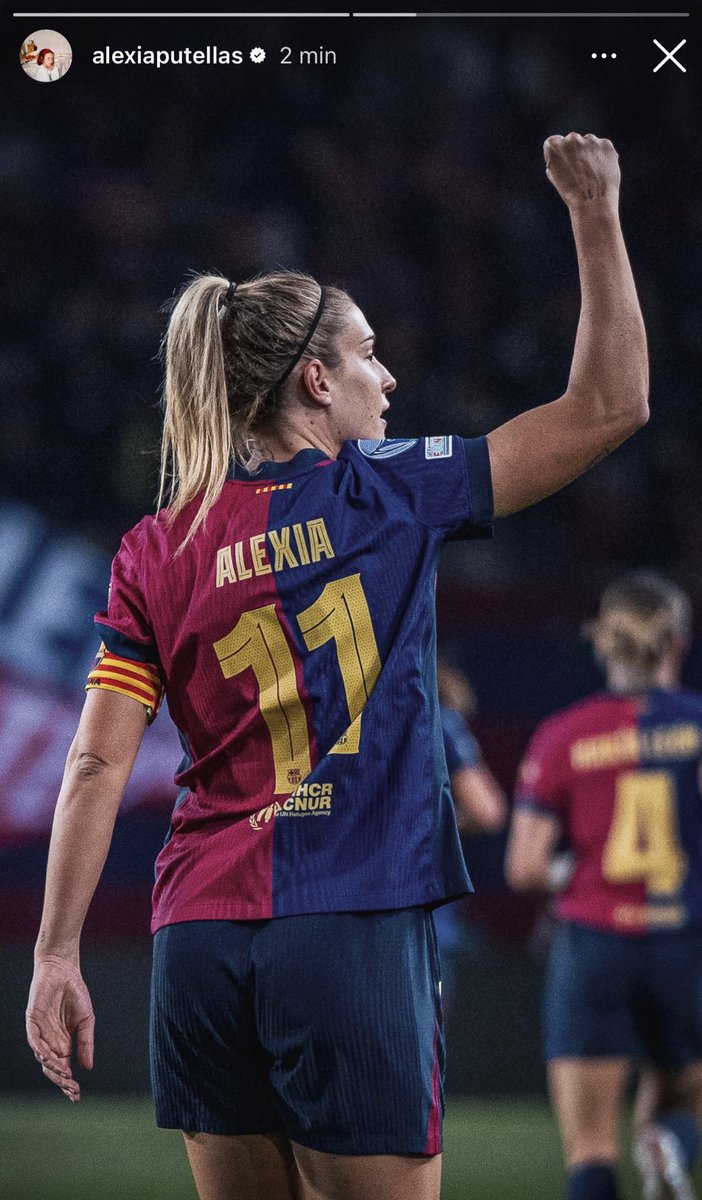 Alexia Putellas💙❤️

Sin decir nada, dice mucho❤️‍🩹