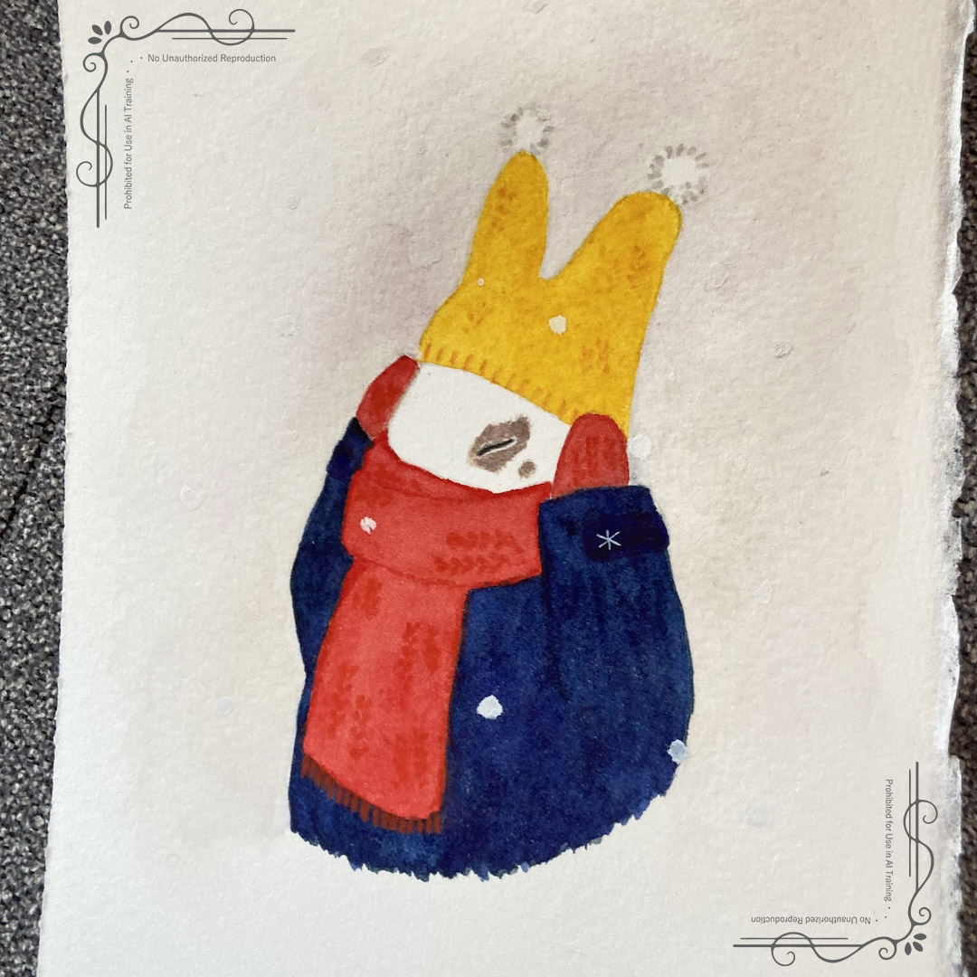 AtelierTomorise's tweet image. Yay! Mom made me a new dandelion-coloured tuque!
わーい!お母さんが新しいタンポポ色の帽子を作ってくれたよ!