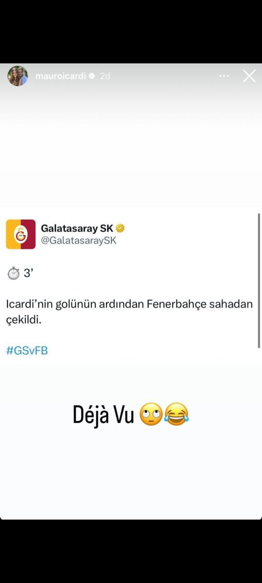 İcardi olayı çok güzel özetlemiş 😂👏