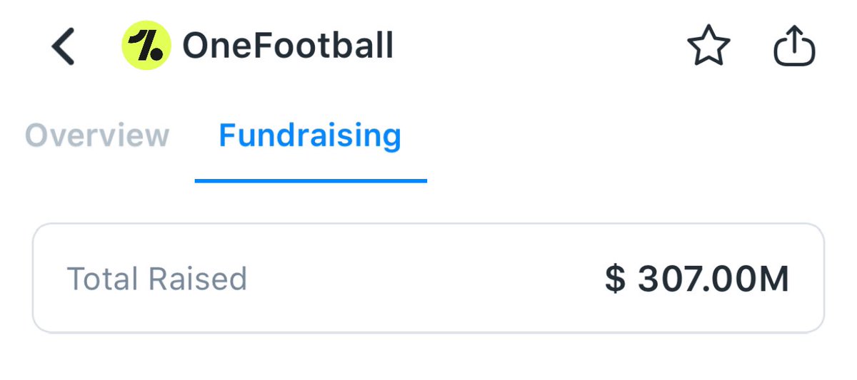 Just confirmed in cryptorank that they actually raised over $300M since 2022 and backed by top VCs

It’s a free airdrop and we have nothing to lose, i don’t wanna doubt so i joined the airdrop 

🎚️-Sign up here:  ofc.onefootball.com/s2?referral=bi…

🎚️- Connect MM wallet 
🎚️- Scroll down &amp;