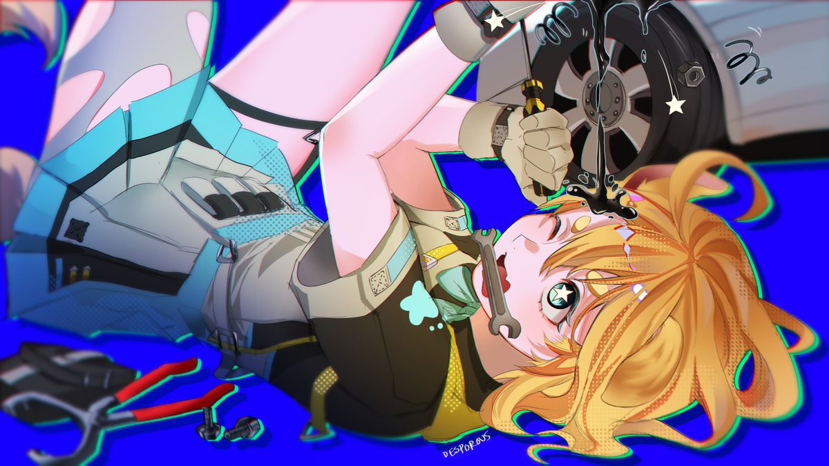 DOH! It broke again🤕

Illustration commission for <a href="/LuaVLucky/">Lua Lucky 🌟🐶</a> ! <3

#VGenComm #VGenComms #Vgen #illustration #commission