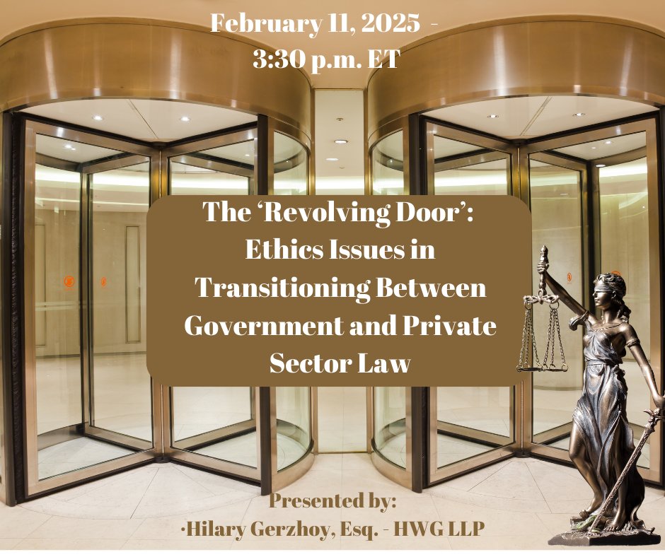 Celesq's tweet image. 📖 Ethical transitions from public to private practice start here. Don’t miss this important CLE.
🌐 celesq.com/webcast/the-re…
#LegalEducation #CLEWebcast