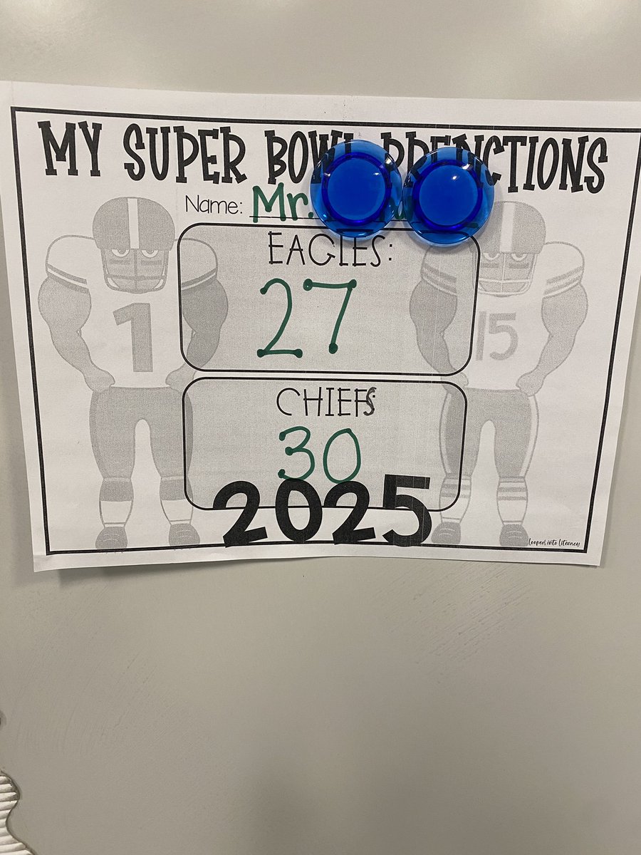 Mr.Hernandez ๐จ๐ปโ๐ซ๐โ๏ธ๐ (@mr_hernandezrvs) on Twitter photo The numbers have been crunched, the writing is done, and the predictions are locked in! Move over, NFL on FOXโRoom 15 has called the final score. Whoโs getting it right? Weโll find out on Sunday! ๐๐๏ธ <a href="/HazletProud/">Hazlet Township Public Schools</a> The numbers have been crunched, the writing is done, and the predictions are locked in! Move over, NFL on FOXโRoom 15 has called the final score. Whoโs getting it right? Weโll find out on Sunday! ๐๐๏ธ <a href="/HazletProud/">Hazlet Township Public Schools</a>
