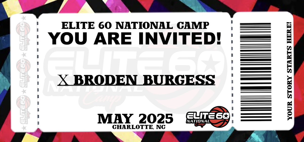 Class of 2028 Lumen Christi (MI) Broden Burgess has been INVITED to the Elite 60 National Camp.