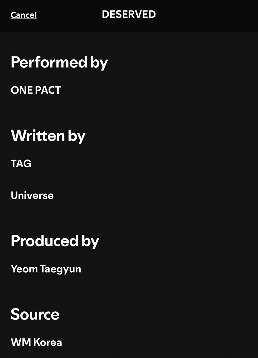tagthinker's tweet photo. omg… apparently youngtaek has composed music for onepact last year? 
onepact has a member named TAG too, but on spotify ‘Yeom Taegyun’ is credited separately! 

youngtaek seems to be credited under Universe, which can be traced back to his Komca registration. 

🧵A THREAD!!! https://t.co/j5lXG2F4IT