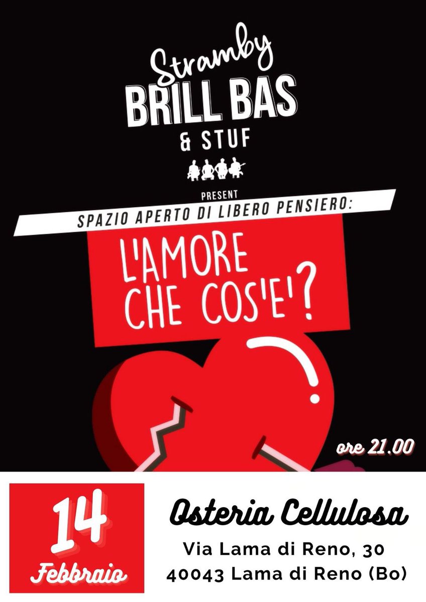 AndreaSolieri's tweet photo. Natale con chi vuoi, San Valentino con noi! https://t.co/2K7iNS2MZP