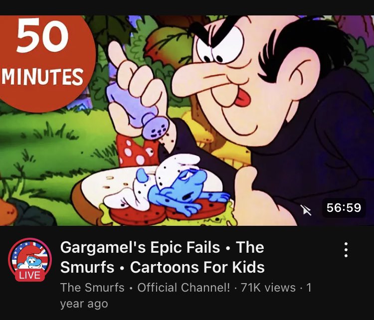 Gargamel’s Epic Fails tweet media