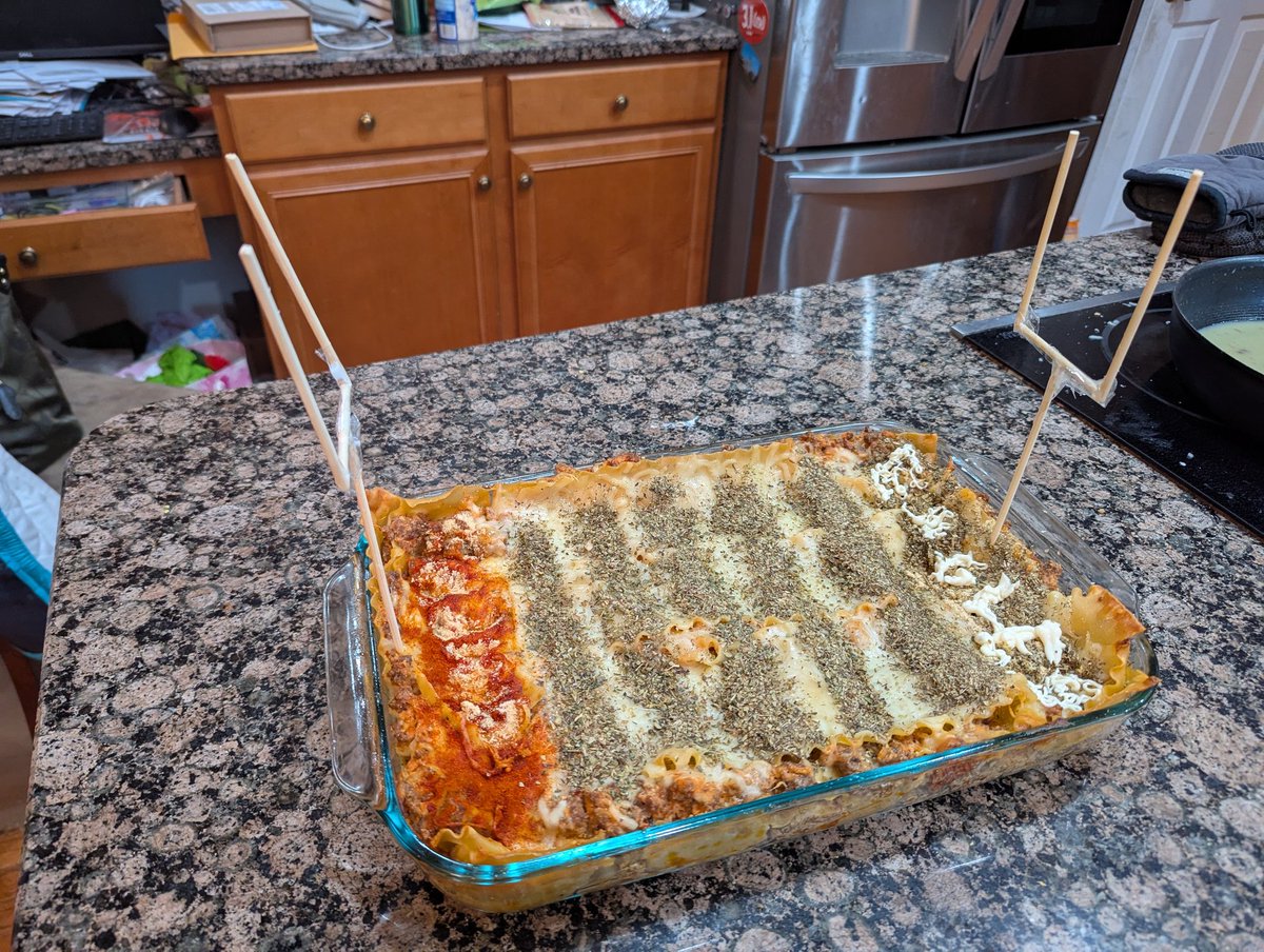 Super Bowl Lasagna

Go Birds! 
Fly Eagles Fly!