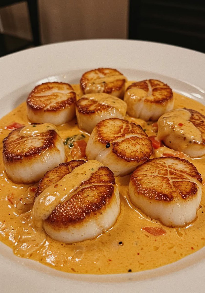 foodietechlab's tweet image. Seared Scallops with Spicy Cajun Cream Sauce 🦪 🔥 🌶️!!

Eat as it is or with pasta  or garlic bread?