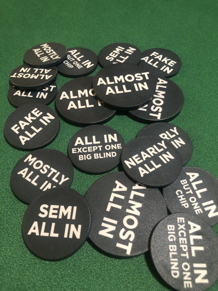 Custom all in buttons for the leaving chips behind players 

No need to verbalize the bets 
<a href="/AllenKessler/">Allen Kessler</a> <a href="/SavagePoker/">Matt Savage</a> <a href="/RealKidPoker/">Daniel Negreanu</a>