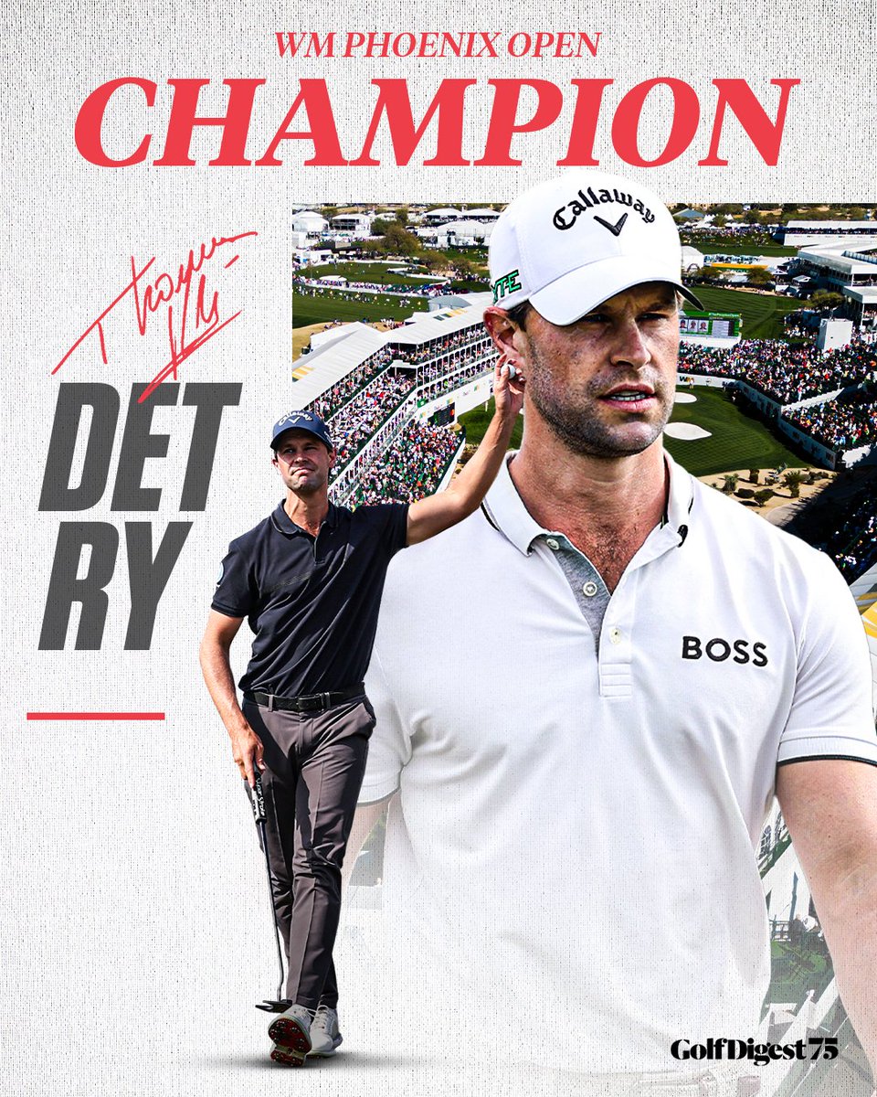 Thomas Detry conquers TPC Scottsdale for his first PGA Tour victory!! 👏