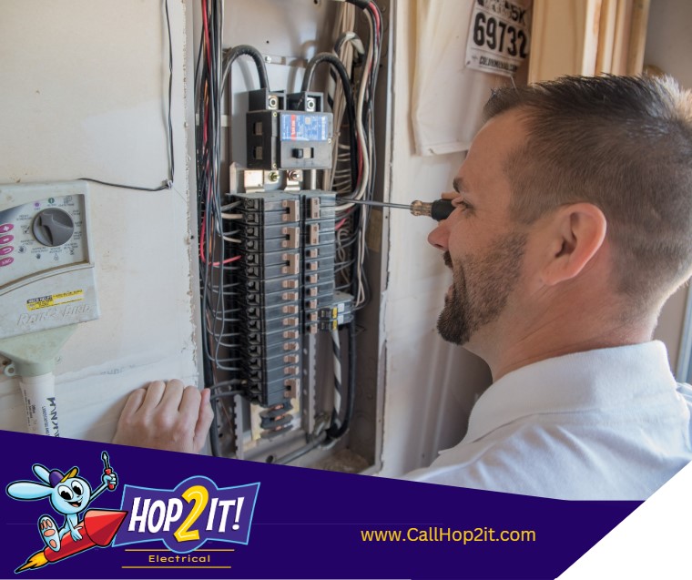 Is your home's electrical system giving you trouble? Don't worry, Hop2It Electrical is here to help! We provide a wide range of residential electrical repair services to keep your home safe and comfortable.