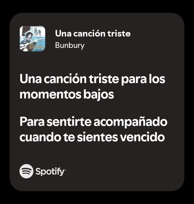 Viriofl_'s tweet photo. Una canción de Bunbury para los momentos bajos...🎶

@bunburyoficial 👊 https://t.co/fgBSjpP5PL