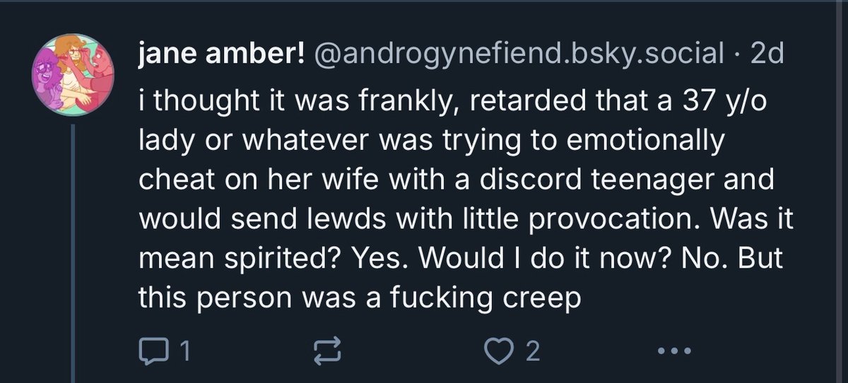 Jane’s liberal use of the R-slur