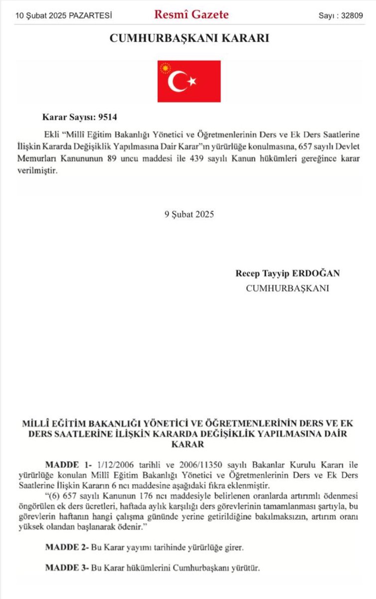 Milli Eğitim Bakanlığı, Ek Ders Usul ve Esaslarında kısmi bir değişiklik yaparak dyk kurs görevi ile özel eğitim görevleri karşılığı artırımlı ek ders ücretlerinin hesaplanmasında  yaşanan karışıklığı giderdi. 

Malum olduğu üzere DYK Kursları ve özel eğitim faaliyetleri haftanın