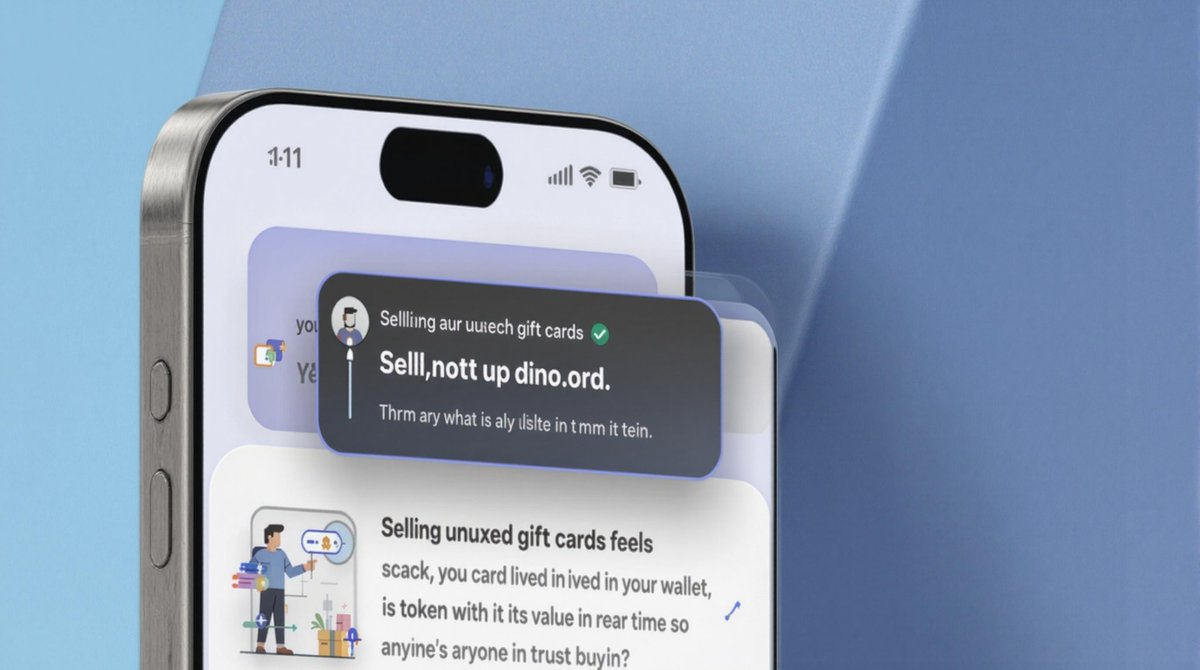 selling unused gift cards feels sketchy when you can’t prove their balance.  

what if each card lived in your wallet as a token, with its value updated in real time so anyone could trust buying it?