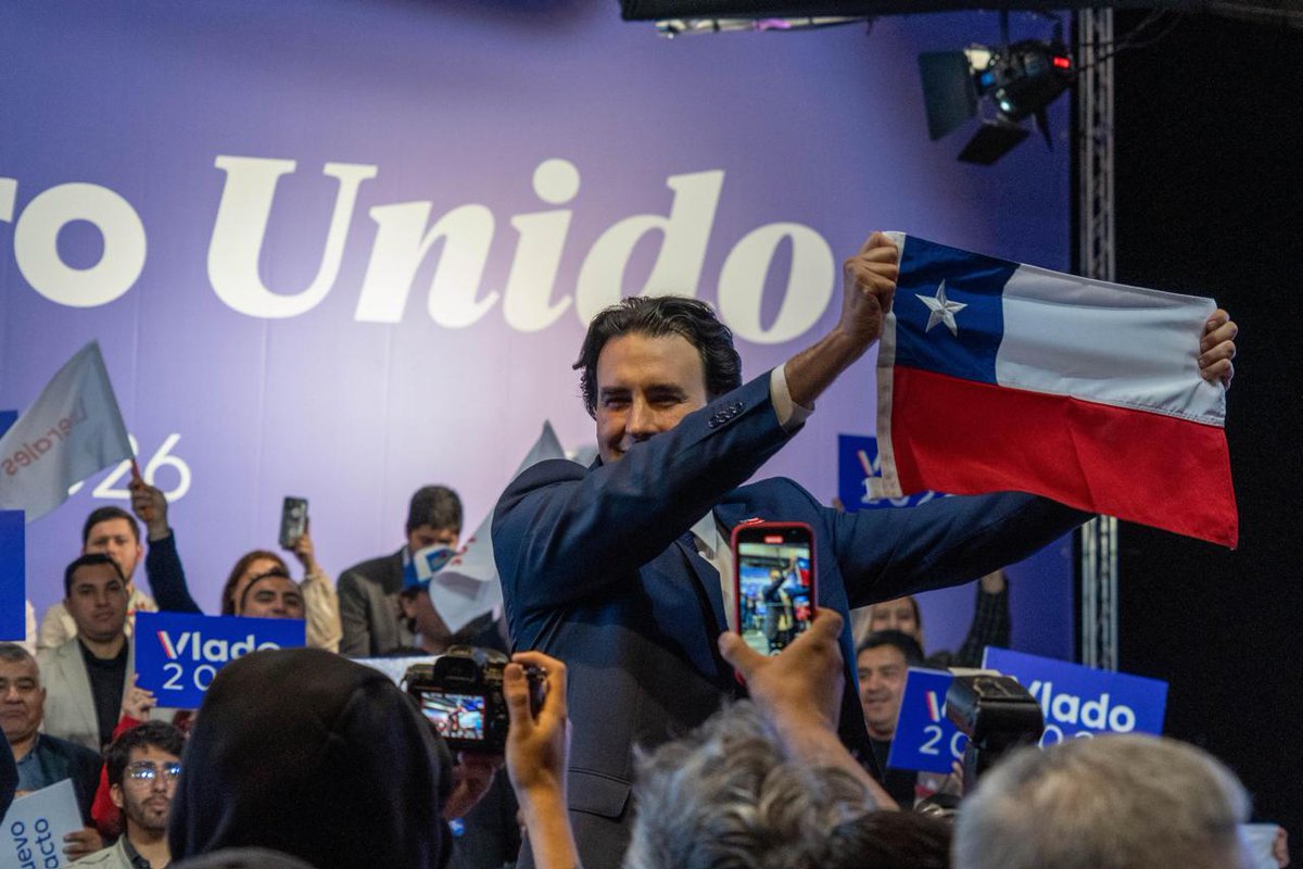 Necesitamos un Chile que camine a pasos seguros al desarrollo. Nuestro programa a cargo de <a href="/RodRettig/">Rodrigo A. Rettig V. 🇨🇱</a> es una propuesta de crecimiento económico con energías verdes, modernización del Estado más eficiente e innovador 🇨🇱📈✅.
#Vlado2026