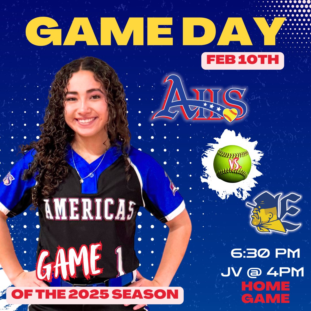 ‼️GAME DAY‼️tomorrow Feb 10 
Come out and support🎉💪🏽
<a href="/jWood_AHS/">Joi Woodard</a> <a href="/Coach_NoeRobles/">Noe Robles</a> <a href="/Americas_HS/">Nancy Torres</a>