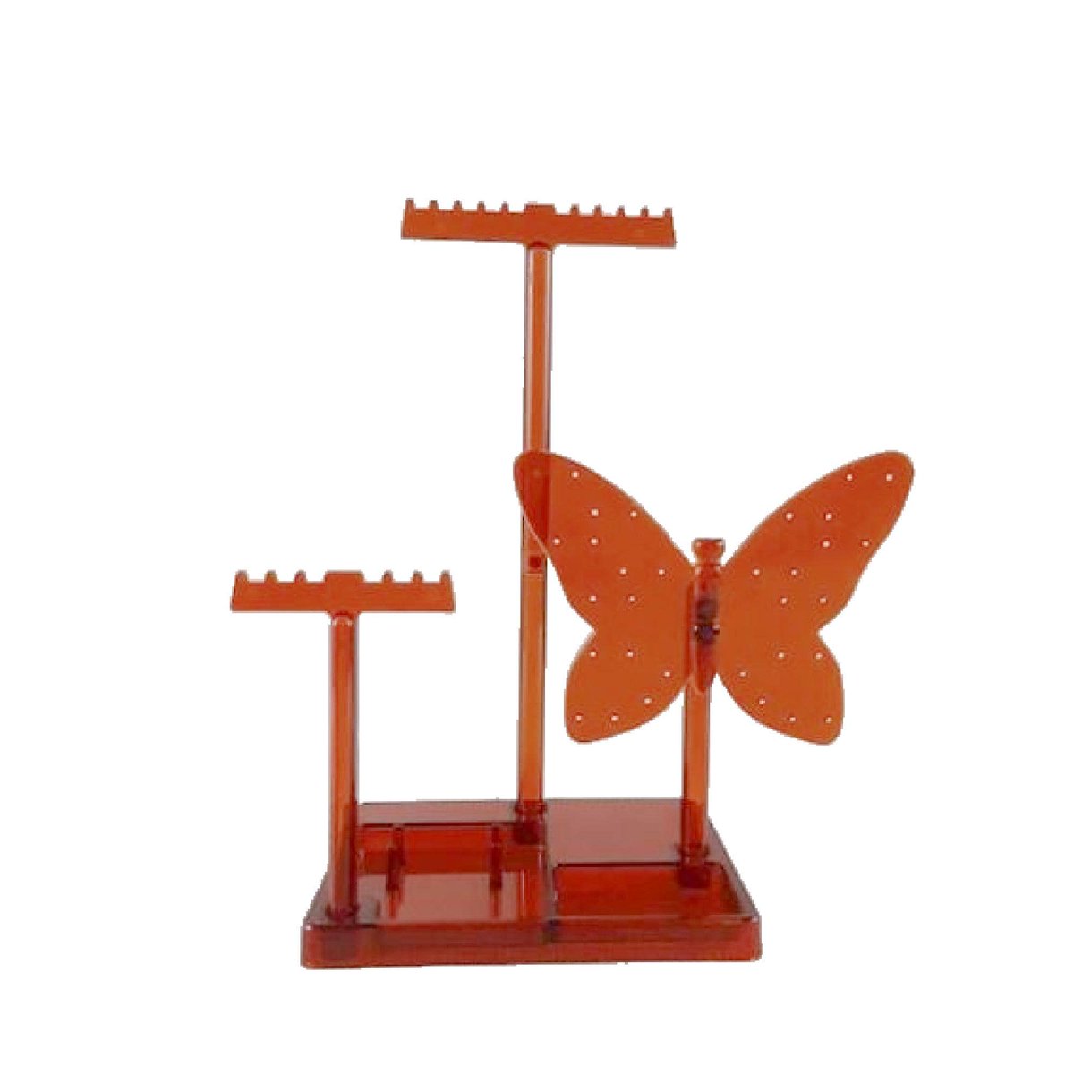Vintage Lucite Butterfly Jewelry Stand, Jewelry Display, New old Stock, Free Shipping tuppu.net/adc23b12 #Etsy #JunkYardBlonde #Junkyardblonde