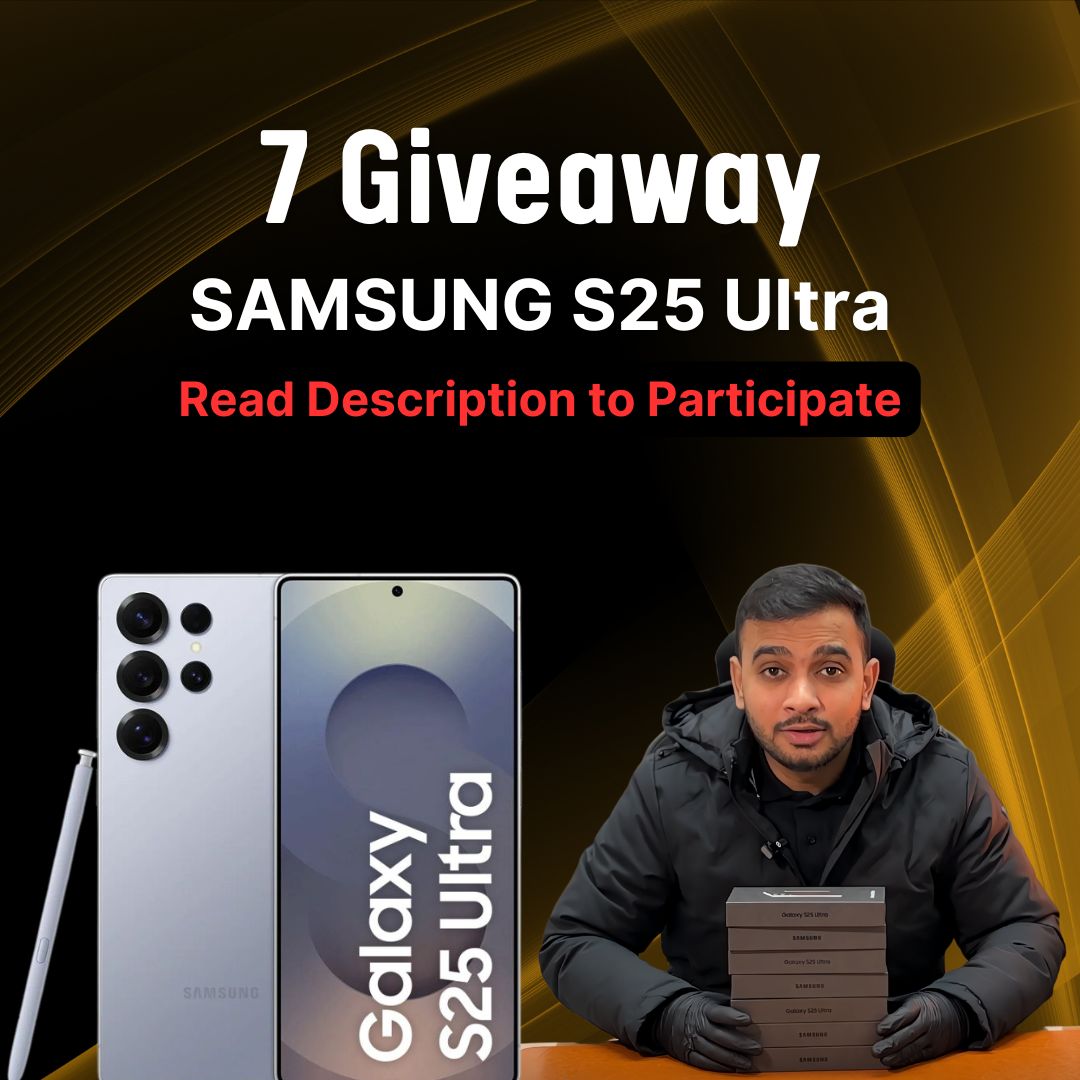 TechTravie's tweet image. 🎉 GIVEAWAY ALERT! 🎉
1️⃣ Watch the complete video to find out all the giveaway rules !
youtu.be/SDsmvF7nPWc?si…
 🔥
2️⃣ Tag 3 friends who’d love to join! 👯‍♂️👯‍♀️
3️⃣ Comment more for extra chances to WIN! 
Good luck!
#Giveaway #samsungs25ultraGiveaway #travietechGiveaway #travietech