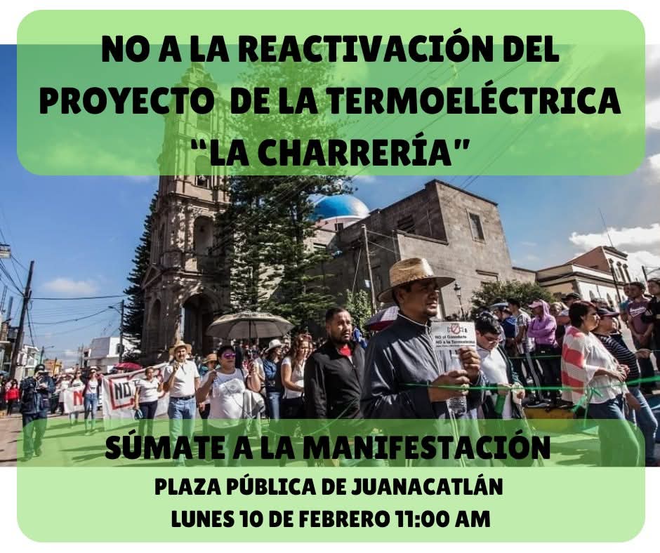 ¡NO A LA TERMO SÍ A LA VIDA!
¡TIERRA, AGUA Y AIRE LIMPIO PARA NUESTROS PUEBLOS!