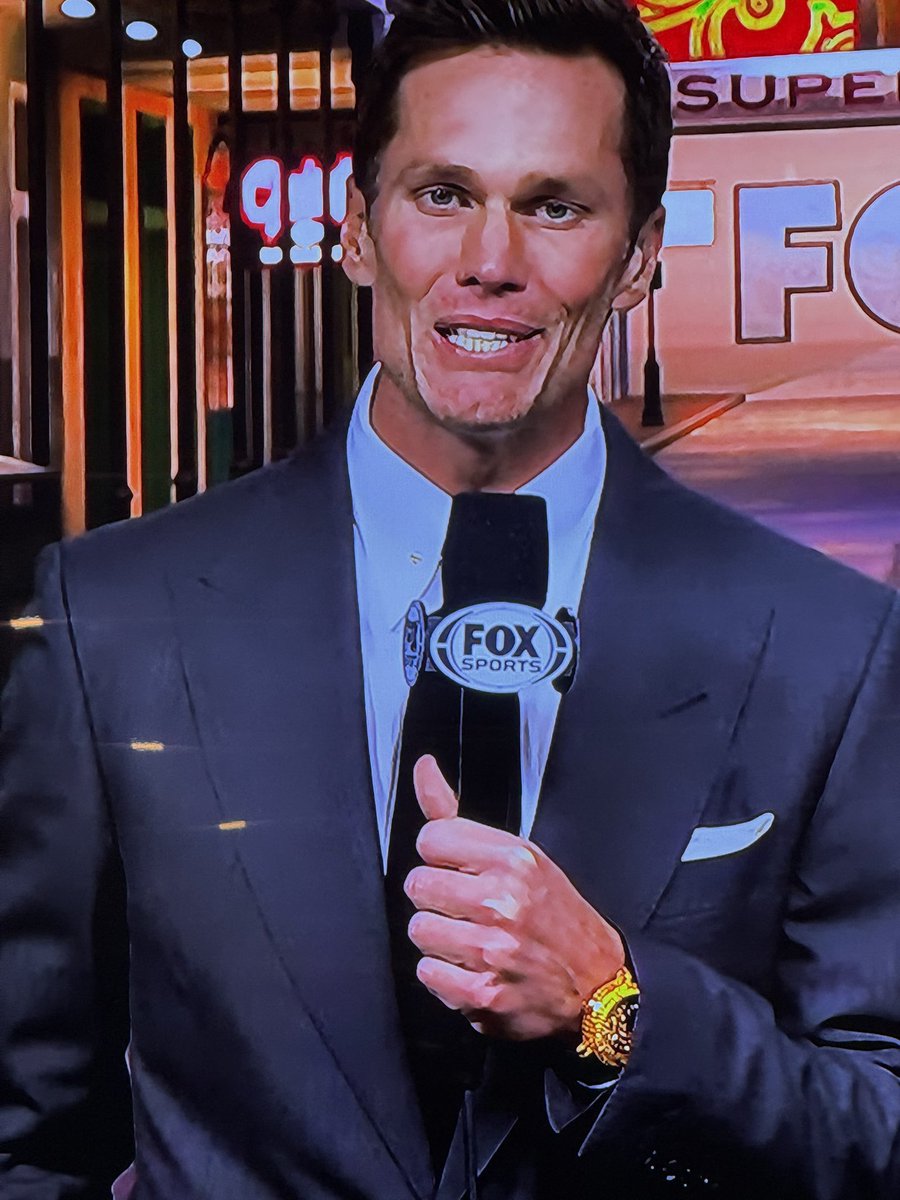 did y'all see Tom Brady's watch? 

it's made of recycled Superbowl rings