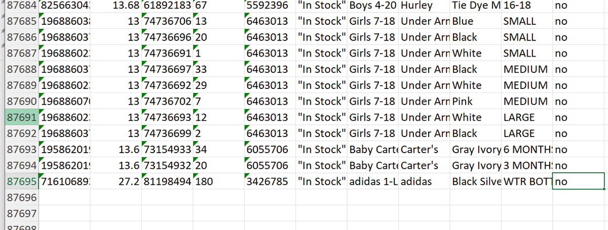 webscraping_fba's tweet image. Parallel processing has been a huge improvement for speed in automated web scraping.

Just scraped 4800 Kohls products in just a few hours.   

That&apos;s 87,000+ items I can now list on Amazon and Walmart for sale knowing they are purchasable and in stock at Kohls.