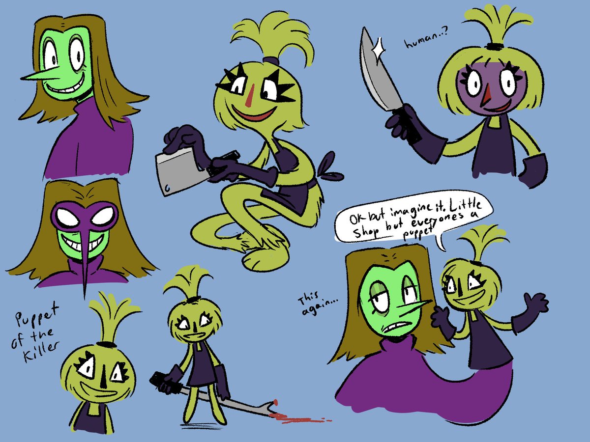 sushicatz_png's tweet image. I’ve decided it’s green also Bosso is here now
#puppetoc #aotk