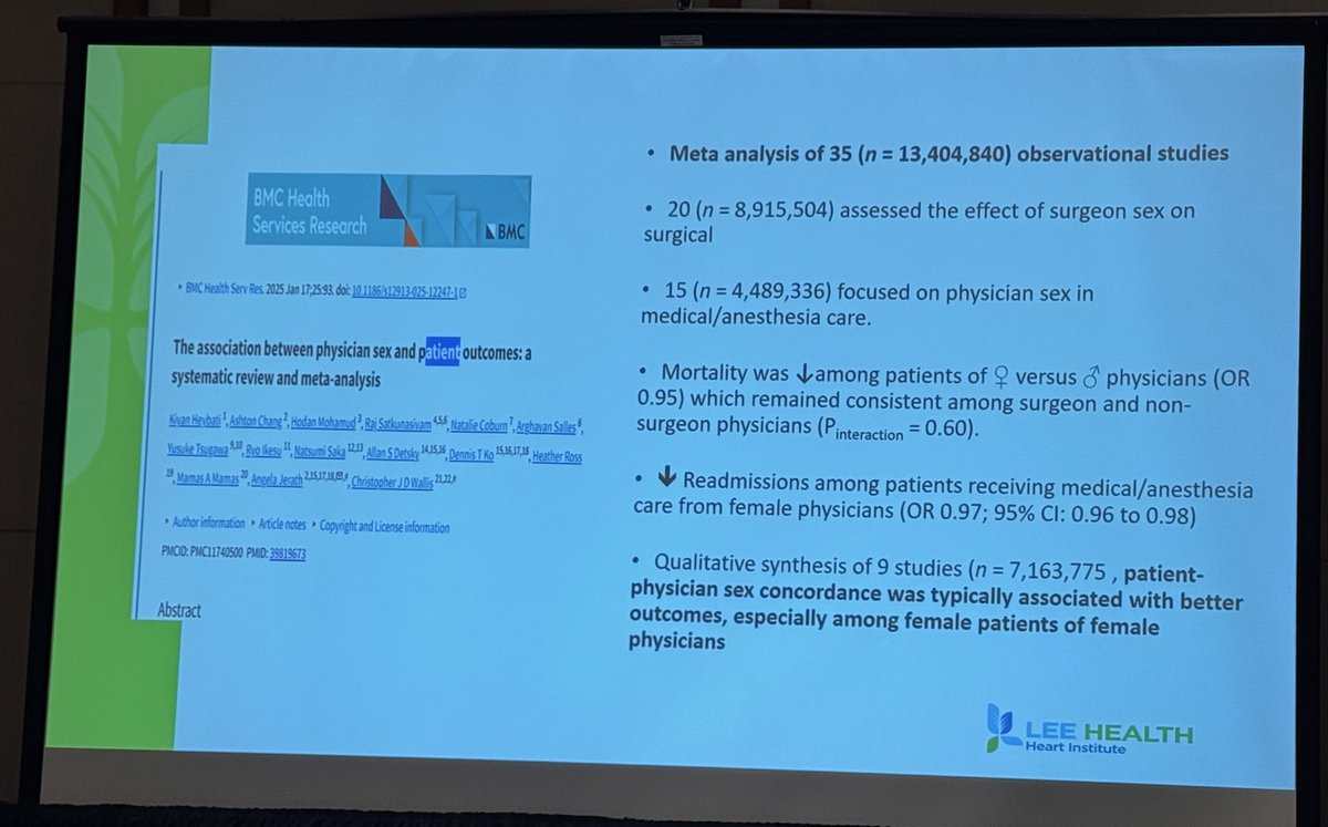 Jennifer Co-Vu, MD, FACC, FAAP, FASE (@drjenniferco_vu) on Twitter photo What an inspiring talk by <a href="/drmalissawood/">Malissa Wood</a> at <a href="/FloridaACC/">Florida Chapter ACC</a>’s #ACCWIC Winter Meeting!
💡 Key Takeaways:
👩Women w/ heart disease may have better CV outcomes under women physicians👩⚕️.
📉 Representation of women in cardiology remains flat.
🚺 It’s time to:
❤️Make cardiology more What an inspiring talk by <a href="/drmalissawood/">Malissa Wood</a> at <a href="/FloridaACC/">Florida Chapter ACC</a>’s #ACCWIC Winter Meeting!
💡 Key Takeaways:
👩Women w/ heart disease may have better CV outcomes under women physicians👩⚕️.
📉 Representation of women in cardiology remains flat.
🚺 It’s time to:
❤️Make cardiology more