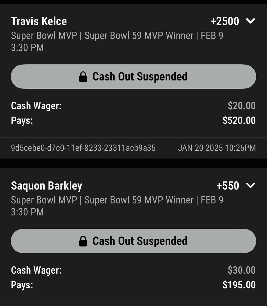 SportBettors's tweet photo. Super Bowl Bets

Kinda need the eagles to win to maximize this 

@grpwins 

I didn’t post em cuz they’re futures but here they are ⬇️ https://t.co/lyjIayh53Y