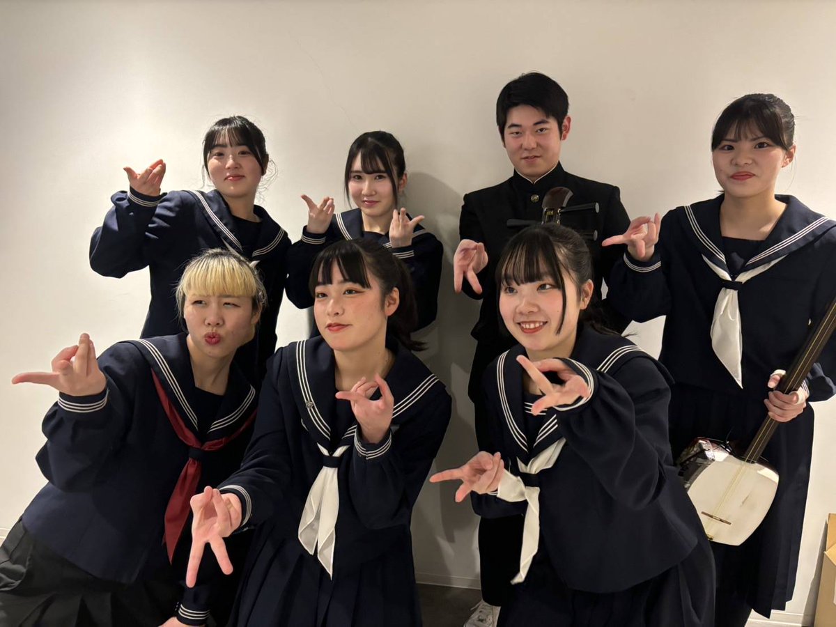 Ba5estaff's tweet photo. 全員ではないですが久しぶりにメンバー集合（不在メンバーは夢に向かって頑張り中✊🏻）
そして初めての詩織ちゃん！！楽しすぎました！！
これからも形にとらわれず時代にとらわれずベースはしっかりと❤️‍🔥
努力します❤️‍🔥
✨民謡最高✨
#秋田 #民謡 #BA5E #ベイス https://t.co/nT1Ew17eq6