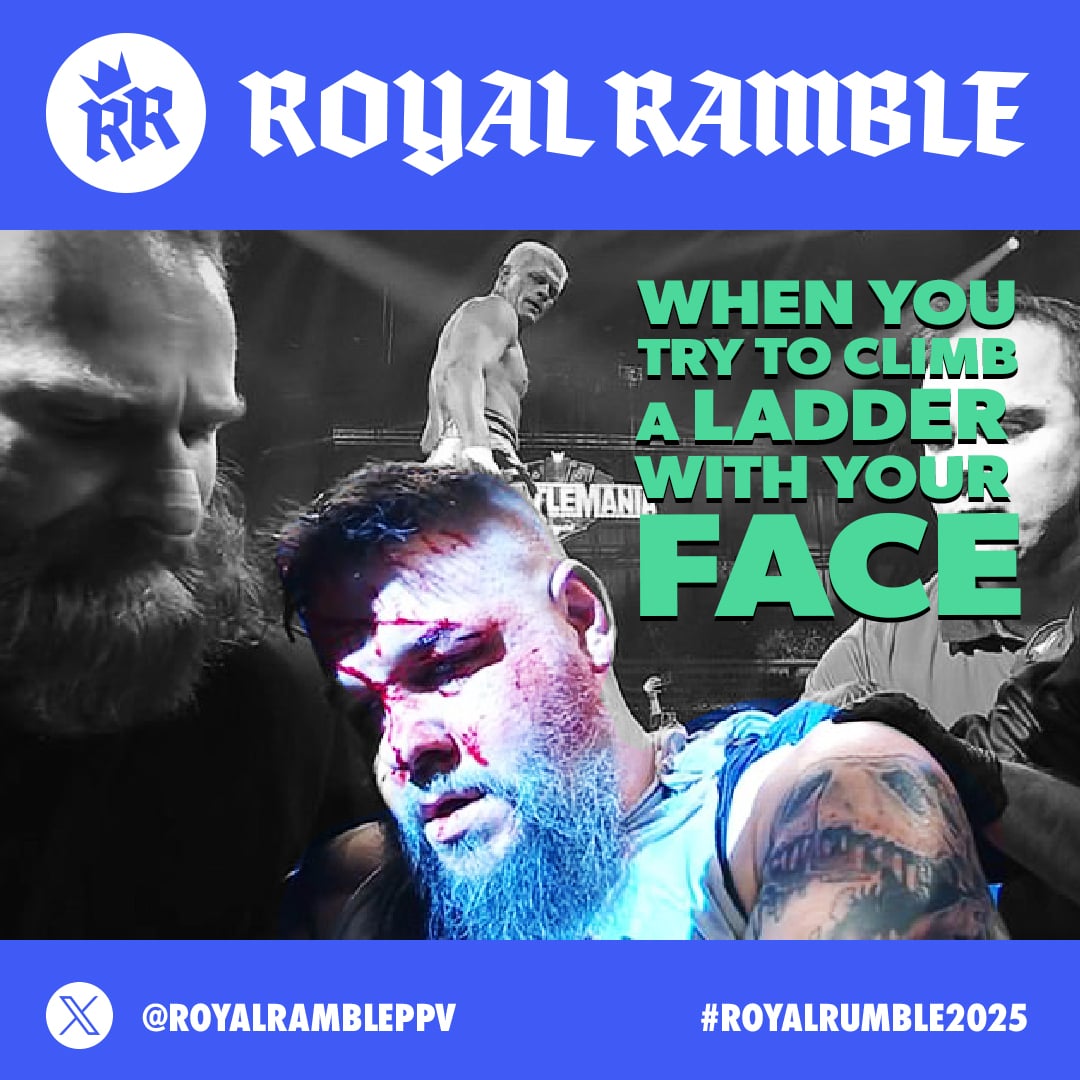 RoyalRamblePPV's tweet image. It's time to Ramble! Hope you didn't gamble. t.ly/gPArr Not featuring: Gunther, The Wyatt's, Kofi, Xavier, Orton, Solo Sikoa and more! #PodernFamily #PodGenie #Podmosphere #PodcastHQ