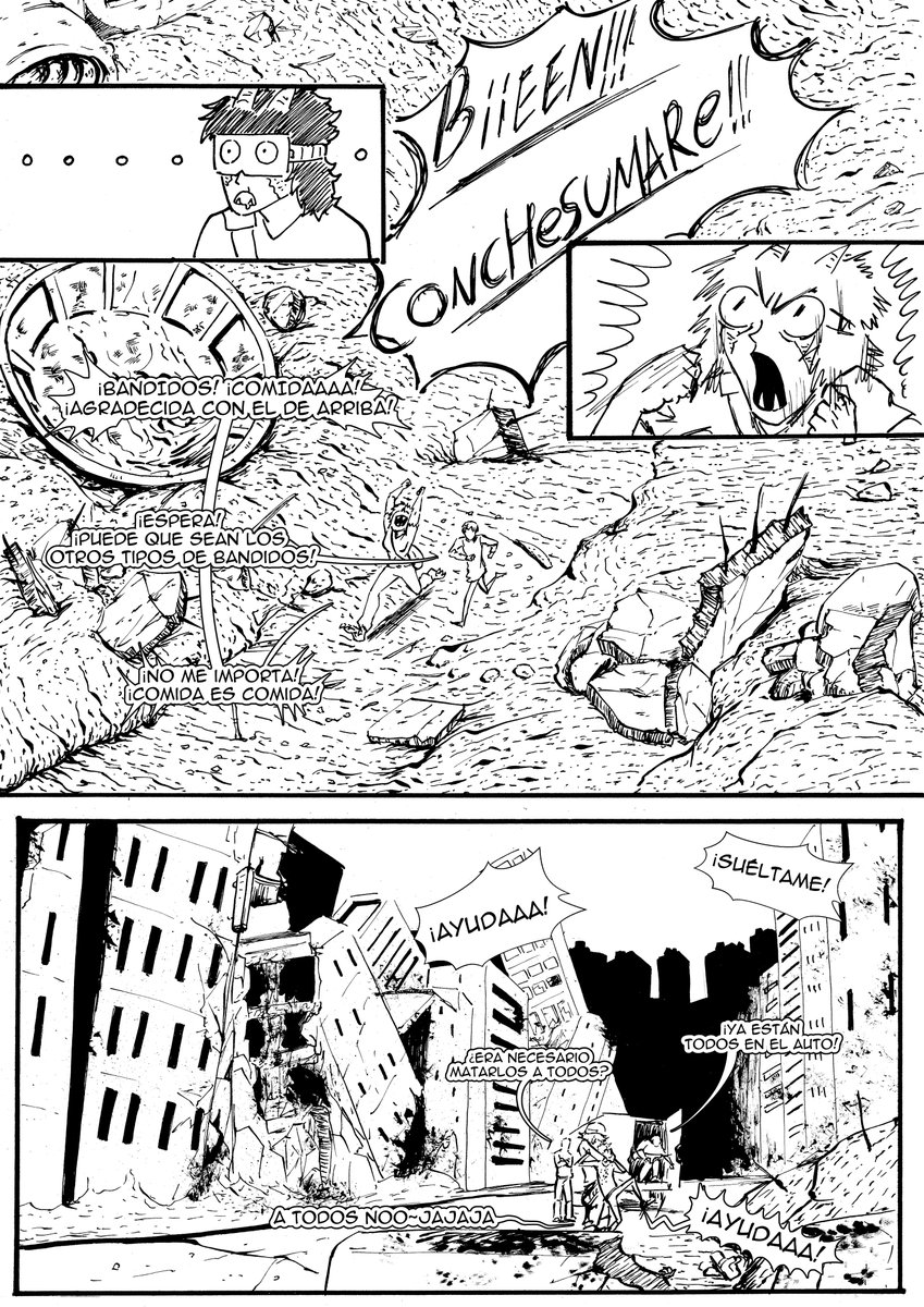 JaniceQuinteros's tweet photo. "36 Días - capitulo 01"                
Pag: 58-61
IG: janice_qw     
#36dias #if #tinta #plumilla #guerra #ink #nib #blackandwhite #war #apocalypse #drawing #ilustration #zombie #ペン先 #インク https://t.co/SX93xr6E3Q