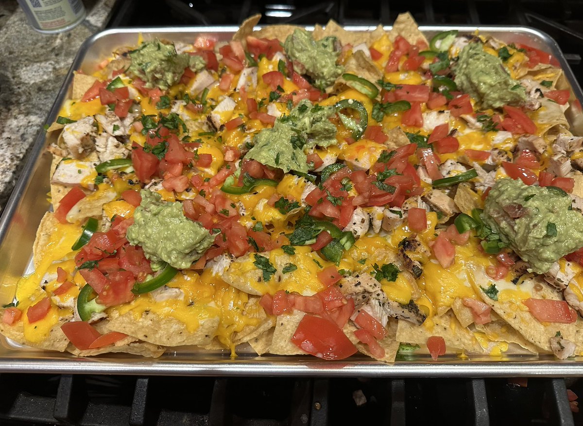 The Koesters love a good nacho plate! Game day eats! #SB