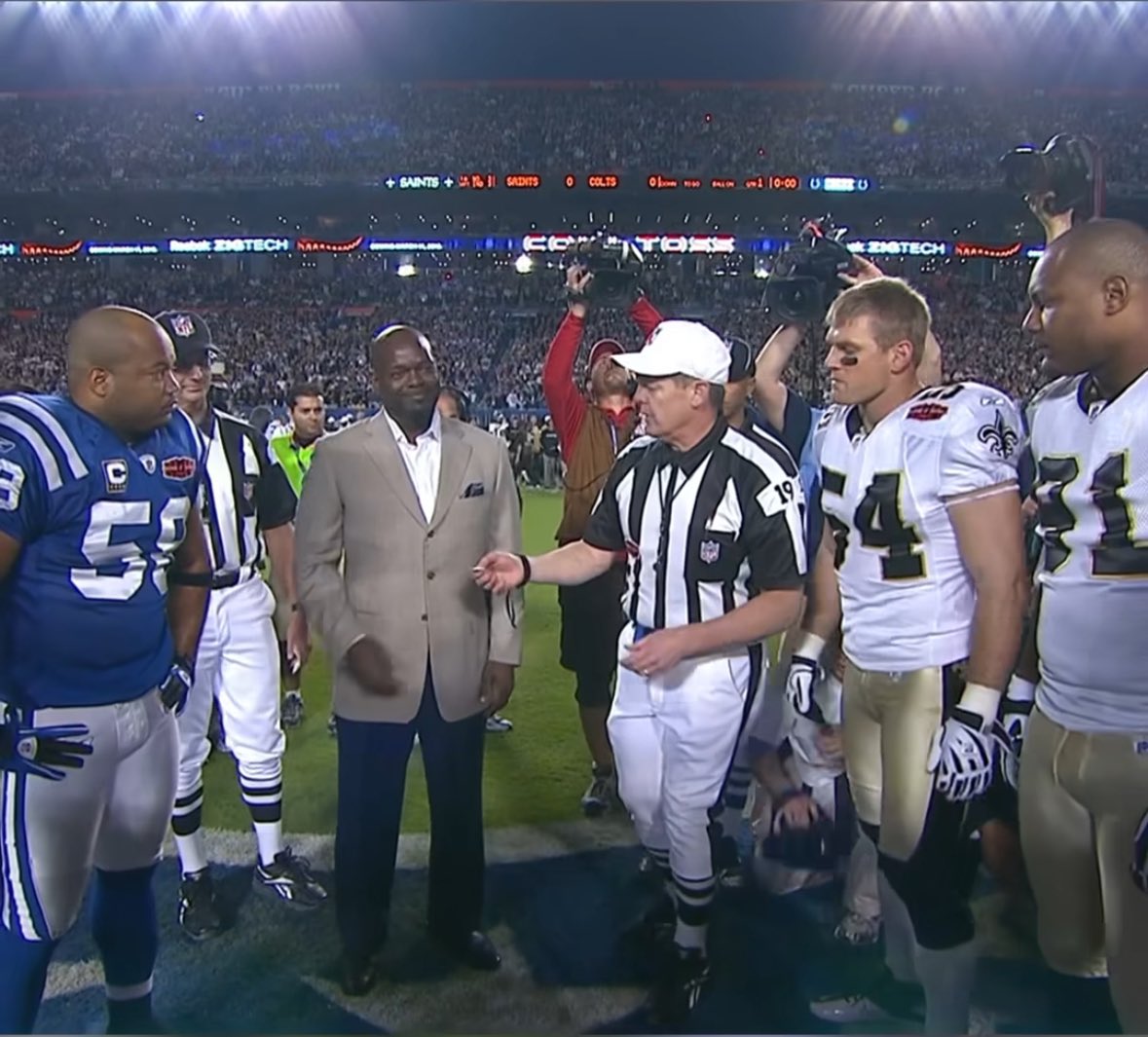 Parker Evans 2027 (@parkerevans2009) on Twitter photo Flashback to when my dad called the coin toss for the New Orleans Saints! #54 #superbowlXLIV <a href="/TopDrawerSoccer/">TopDrawerSoccer</a> <a href="/ImYouthSoccer/">ECNL/GA/Recruiting/College Soccer</a> <a href="/PrepSoccer/">Prep Soccer ⚽️</a> <a href="/ECNLgirls/">ECNL Girls</a> Flashback to when my dad called the coin toss for the New Orleans Saints! #54 #superbowlXLIV <a href="/TopDrawerSoccer/">TopDrawerSoccer</a> <a href="/ImYouthSoccer/">ECNL/GA/Recruiting/College Soccer</a> <a href="/PrepSoccer/">Prep Soccer ⚽️</a> <a href="/ECNLgirls/">ECNL Girls</a>