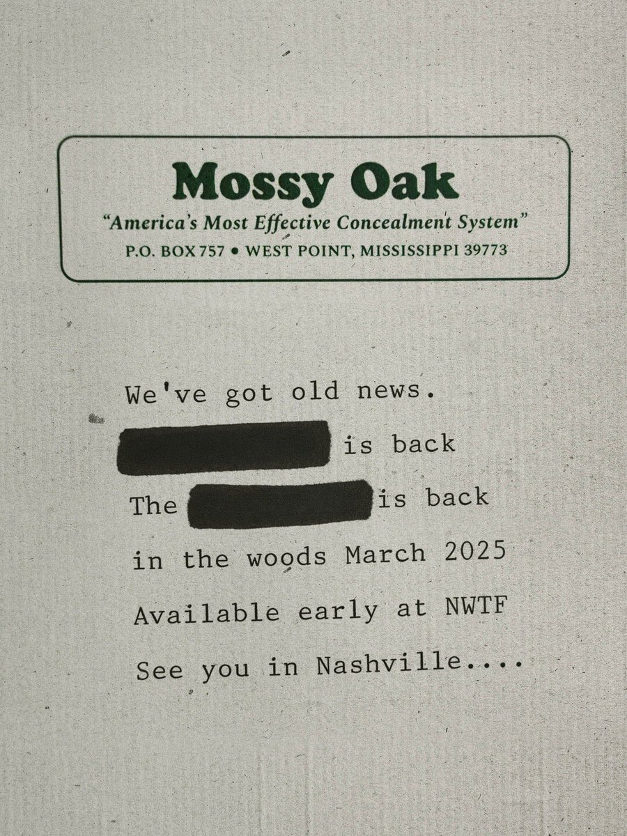 We’ve got old news…