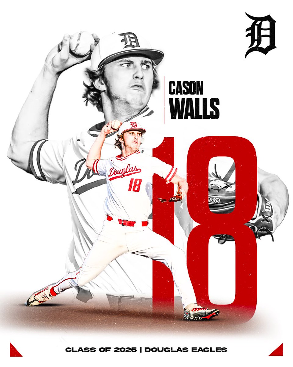 As we get closer to opening day of the 2025 season, we would like to highlight our senior baseball players. ❤️⚾️🦅

Cason Walls #18

Position: RHP/OF