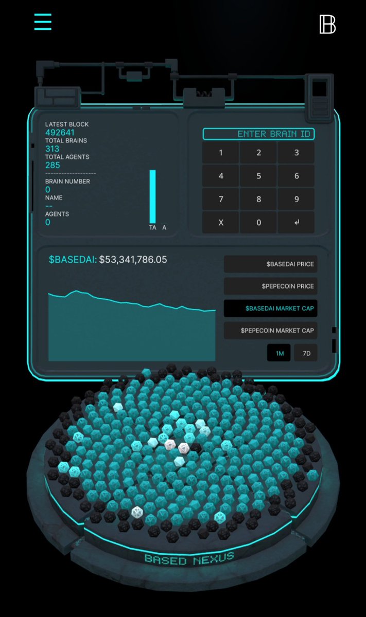 BASEDAI IS MY HIGHEST CONVICTION. UNPRECEDENTED TECHNOLOGY AND AN INCREDIBLE TEAM. AI AGENTS. CREATURES. BRAINS. BILLIONS MC COMING. RESEARCH THIS PROJECT AND BE BLOWN AWAY BY THE INTRODUCTION OF CERBERUS SQUEEZING TECHNOLOGY.