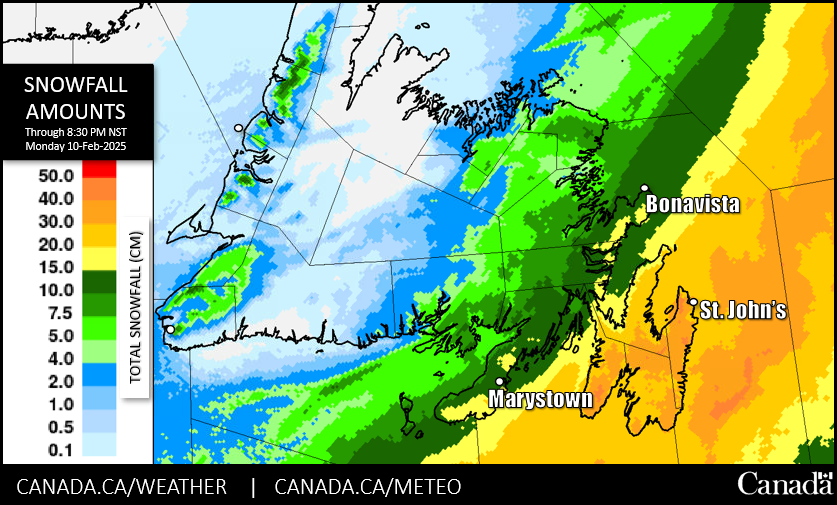 ECCCWeatherNL's tweet image. Snow has arrived over eastern Newfoundland, and blizzard conditions will develop overnight as the snow becomes heavier with strengthening winds.

Stay indoors if possible! Conditions will improve during the day on Monday. 

ow.ly/1nZQ50UWrRu #NLwx