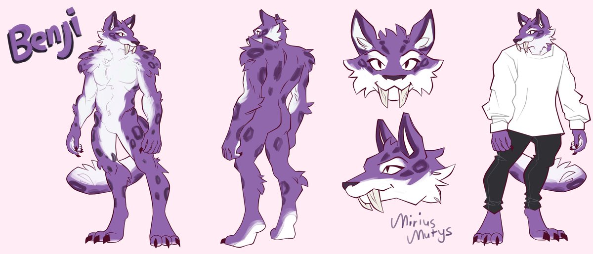 Commission made for @BenjiSaberHusky !