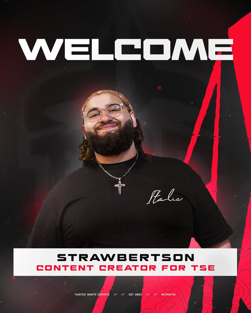 BIG NEWS!🔥

The legend himself, Strawbertson, is joining TSE as a content creator! Get ready for insane energy, fresh creativity, and nonstop entertainment.
We couldn’t be more hyped! Welcome to the team, Strawbertson!

Tap in →🔗 twitch.tv/strawbertson
#CMONTSE #Strawbertson