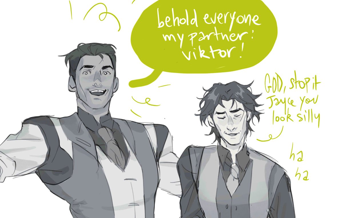 wait_nsee's tweet image. Compilation of Jayce calling Viktor by his name/partner is like crack to me 
#jayvik #arcane