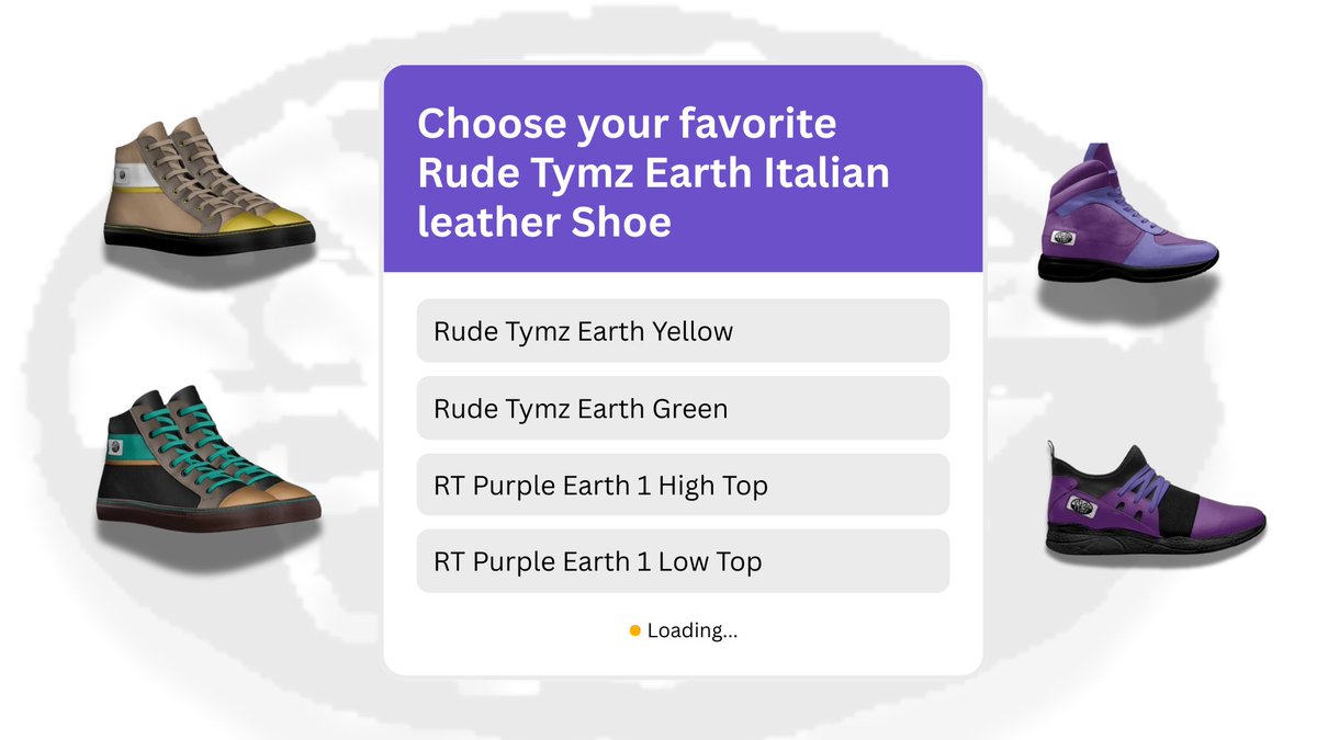 PopaUrMaa's tweet photo. What's your favorite Rude Tymz Earth Italian Leather Shoe? Take the poll and share now at https://t.co/1DiLNKB9wR #shoes #RudeTymz #PollOfTheDay @PopaUrMaa @AliveShoes https://t.co/Xhf3Y5nb4V