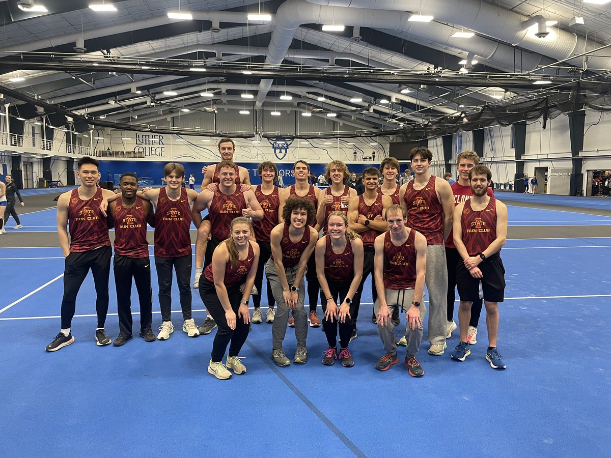 Run_ISU's tweet image. Luther Indoor Meet 2/8
