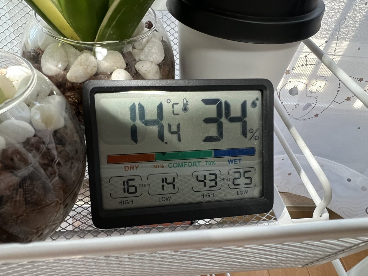 noztan's tweet photo. 暖房付けてるのに全然室温が上がらないし何なら下がってる寒いﾀﾋぬ！頑張れエアコン頑張れストーブ！ https://t.co/Hv6m8oYHmR