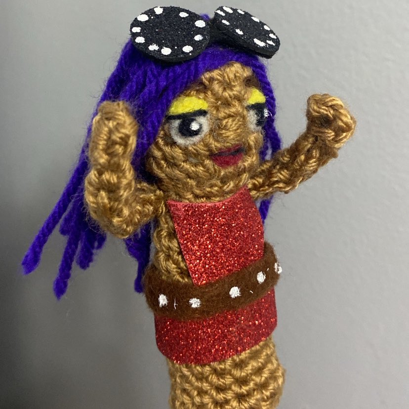 meloticart's tweet photo. All the fun was in making it so, giveaway time 🎉🎉🎉🥳🎈🥳
Just repost to enter to win this finger puppet of the Mercedes Mone puppet 
Must be following me tho **
Winner announced on Valentine’s Day https://t.co/2hAj0otWs9