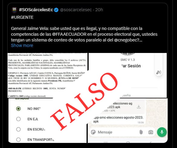 DanielSanc34735's tweet photo. @LuisaGonzalezEc @DianaAtamaint @cnegobec @FFAAECUADOR https://t.co/S2chjDs7tC