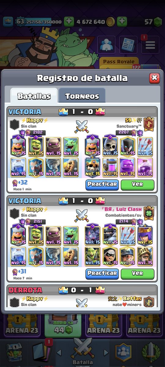Happyhatched's tweet photo. #66 with Golem 🗿
#ClashRoyale https://t.co/NuF12QxUxa