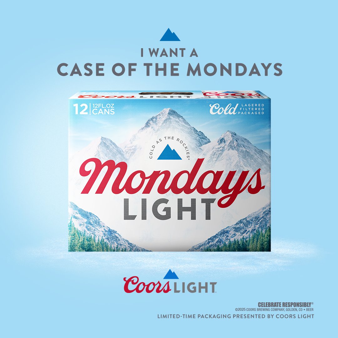 seanftw's tweet photo. #coorslightcontest #caseofthemondays @CoorsLight https://t.co/Cmwxqypxh4