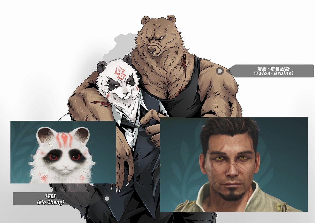 在MHWids里制作了Talon的拟人版本，和Mocheng的猫猫版本。hhhhhhh
#furry #MHWilds